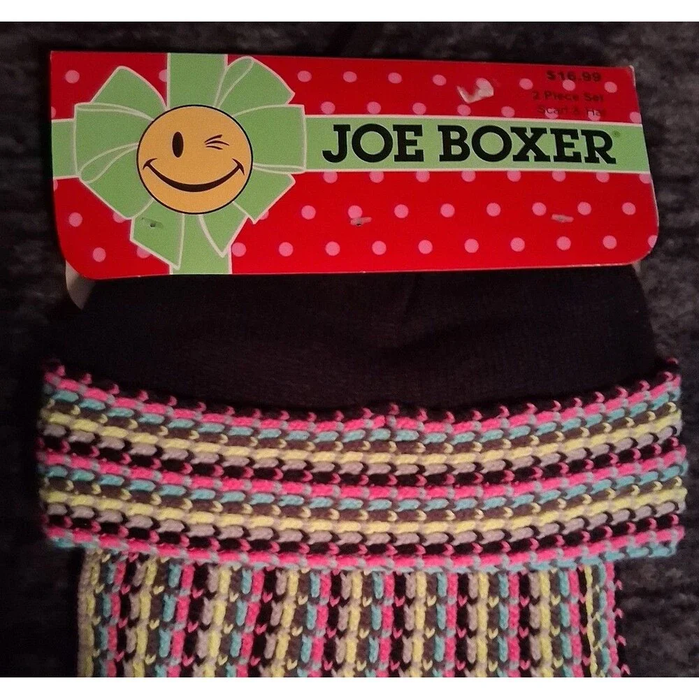 Joe Boxer Hat n scarf set